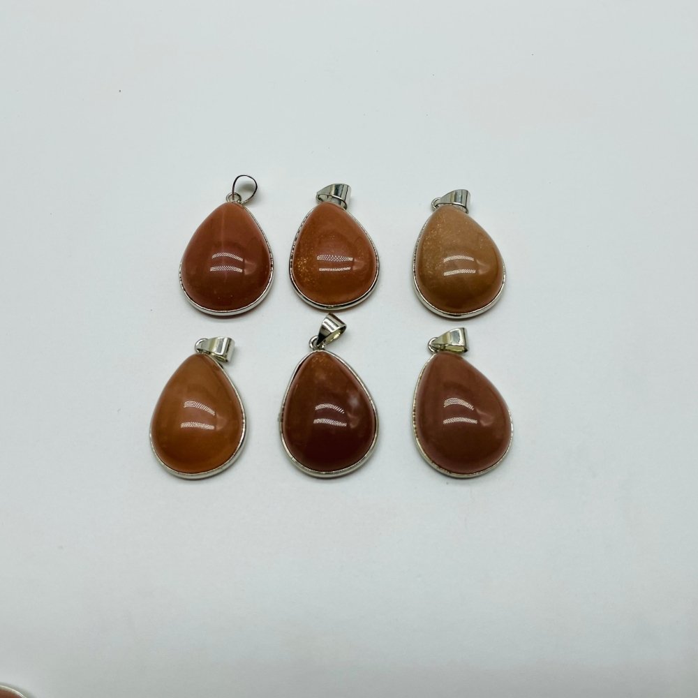 Sunstone Teardrop Shape Pendant Wholesale -Wholesale Crystals