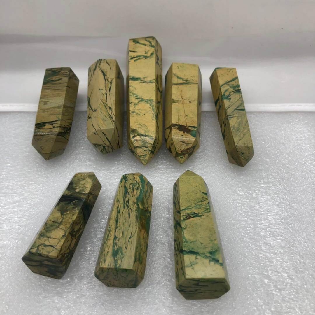 Yellow Mountain Point Crystal Tower 2-3.6in -Wholesale Crystals