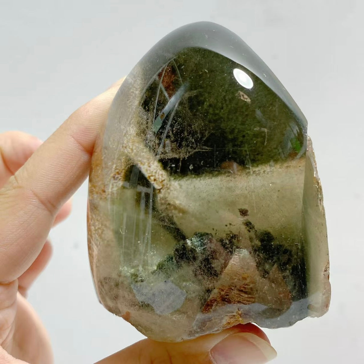 2 Pieces Beautiful Garden Quartz With Stand