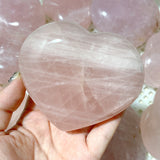 33 Pieces Large Rose Quartz Heart (Sea Freight Only)