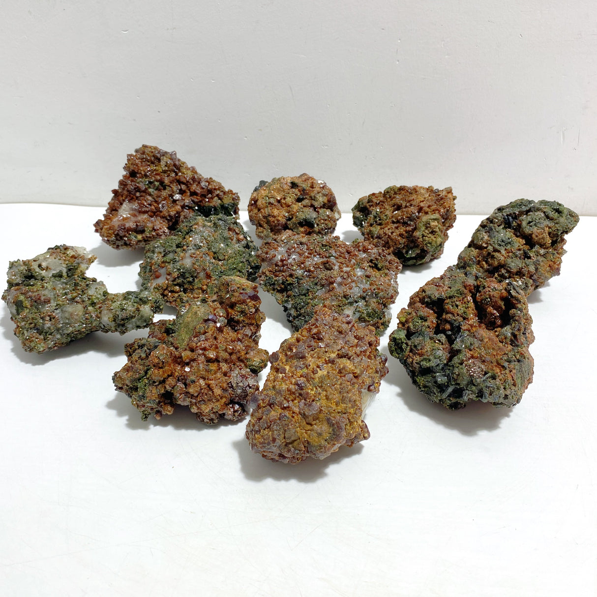 10 Pieces Raw Garnet Specimen