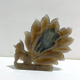 Geode Agate Druzy Nine-tailed Fox Carving #11