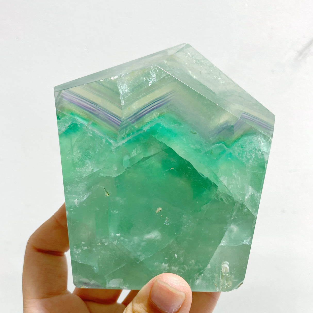 8 Pieces Beautiful Fluorite Free Form With Rainbow