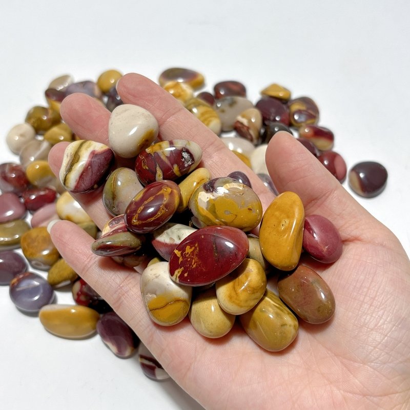 0.67 - 1.18in Mookaite Tumbled Wholesale - Wholesale Crystals