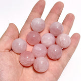 0.78in(2cm) Rose Quartz Sphere Ball Wholesale - Wholesale Crystals