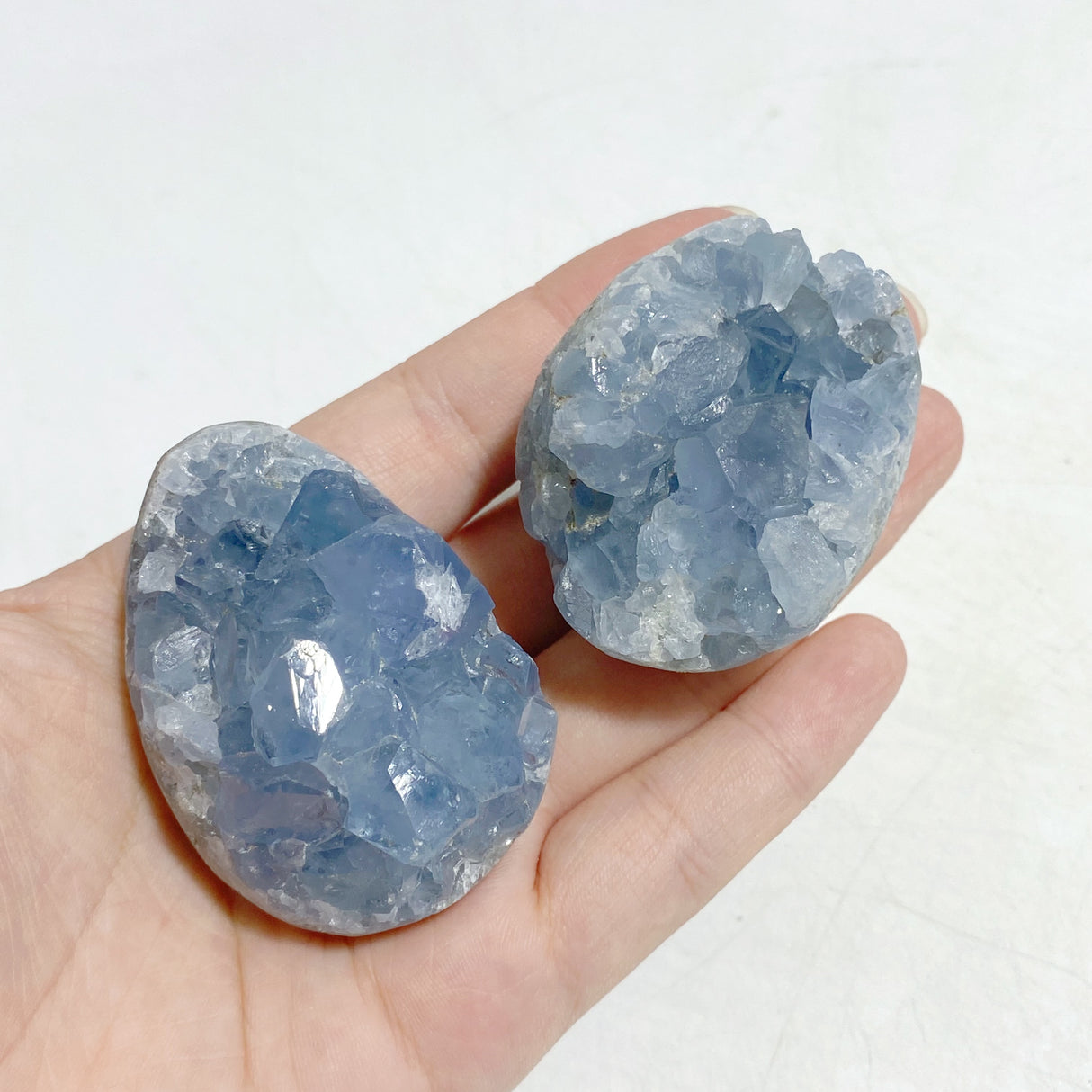 Geode Blue Celestite Egg Shape Wholesale
