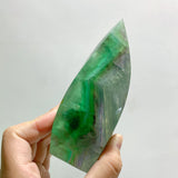 13 Pieces High Quality Large Rainbow Fluorite Flame Mixed Color