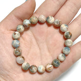 10 Pieces 8/9mm islands Aquamarine Bracelet - Wholesale Crystals