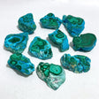 10 Pieces Beautiful Chrysocolla Mixed Malachite High Quality Specimen -Wholesale Crystals