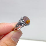 10 Pieces Cacoxenite Super7 Amethyst Sterling Silver Different Styles Ring - Wholesale Crystals