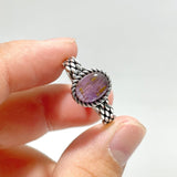 10 Pieces Cacoxenite Super7 Amethyst Sterling Silver Different Styles Ring - Wholesale Crystals