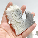 10 Pieces Clear Quartz Cluster Squirrel Carving - Wholesale Crystals