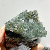 10 Pieces Cutting Fluorite Mineral Geode Cubes Specimen Tower - Wholesale Crystals