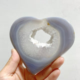 10 Pieces Geode Druzy Agate Heart -Wholesale Crystals