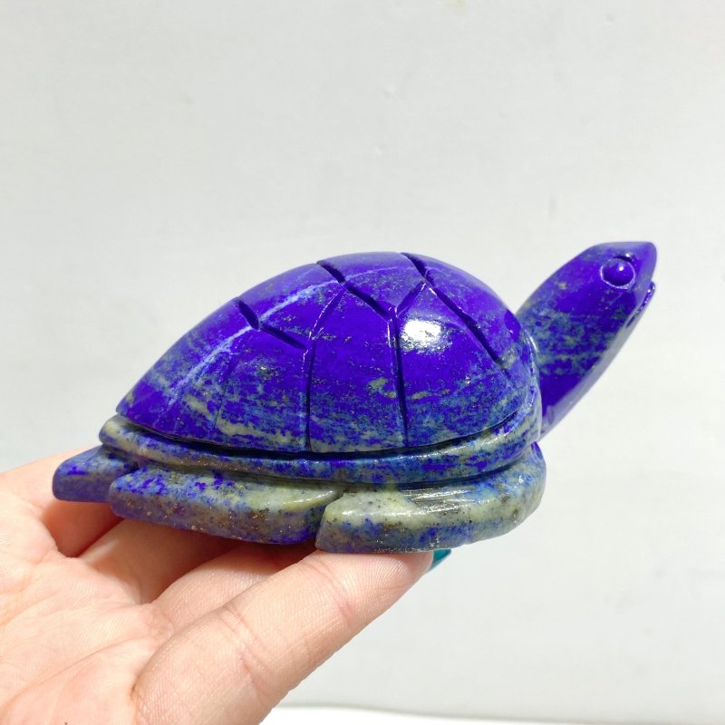 10 Pieces Lapis Lazuli Sea Turtles Carving - Wholesale Crystals