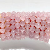 10 Pieces Large Beads 18mm Beautiful Rose Quartz Bracelets - Wholesale Crystals