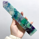10 Pieces Large Feather Fluorite Four - Sided Tower Points - Wholesale Crystals