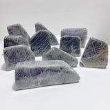 10 Pieces Large Purple Labradorite Free Form - Wholesale Crystals