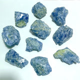 10 Pieces Raw Blue Calcite Mixed Peridot Specimen - Wholesale Crystals