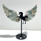 11 Pairs Wings Carving With Stand Closeout (Defect) -Wholesale Crystals