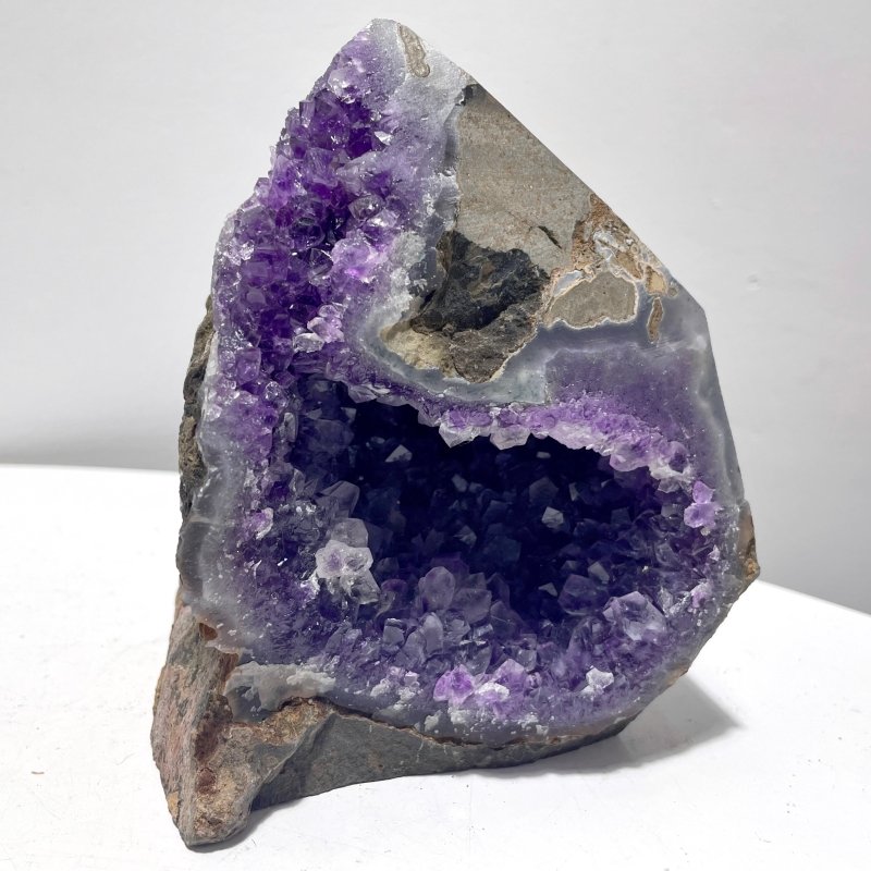 11 Pieces Amethyst Clusters Geode Home Decor - Wholesale Crystals