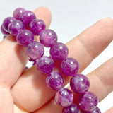 11 Pieces Beautiful Spark Lepidolite High Quality Bracelets (HGUB26) - Wholesale Crystals