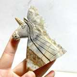 11 Pieces Cute Clear Quartz Cluster Animal Carving - Wholesale Crystals