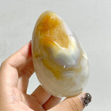 11 Pieces Geode Druzy Agate Eggs -Wholesale Crystals