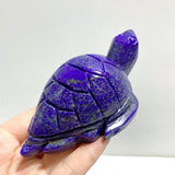 11 Pieces Lapis Lazuli Sea Turtles Carving - Wholesale Crystals