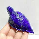 11 Pieces Lapis Lazuli Sea Turtles Carving - Wholesale Crystals