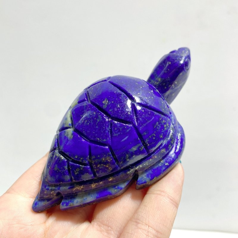 11 Pieces Lapis Lazuli Sea Turtles Carving - Wholesale Crystals