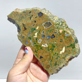 11 Pieces Peacock Eye Rain Forest Jasper Slab - Wholesale Crystals