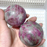 11 Pieces Pink Tourmaline Spheres Balls - Wholesale Crystals