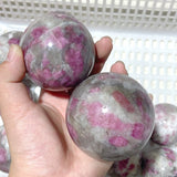11 Pieces Pink Tourmaline Spheres Balls - Wholesale Crystals