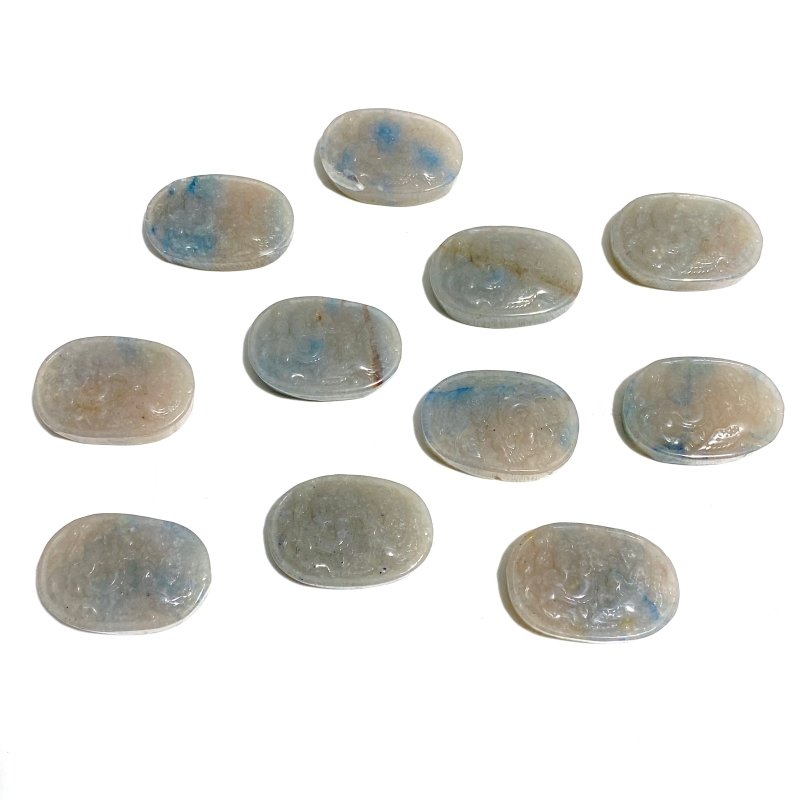 11 Pieces Trolleite Stone Dragon & Phoenix Crystal Carving - Wholesale Crystals