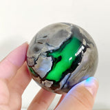 11 Pieces Volcano Agate Spheres Balls(UV-Reactive) -Wholesale Crystals