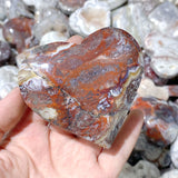 231 Pieces Moroccan Agate Heart (Sea Freight Only)