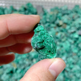 11lbs Natural Small Raw Malachite High Quality - Wholesale Crystals