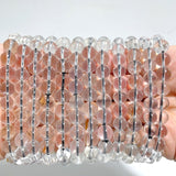 12 Pieces 8mm Rutile Quartz Bracelet Closeout - Wholesale Crystals