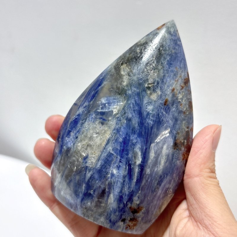 12 Pieces Beautiful Blue Kyanite Mixed Clear Quartz Arrow Head Shape Carving - Wholesale Crystals