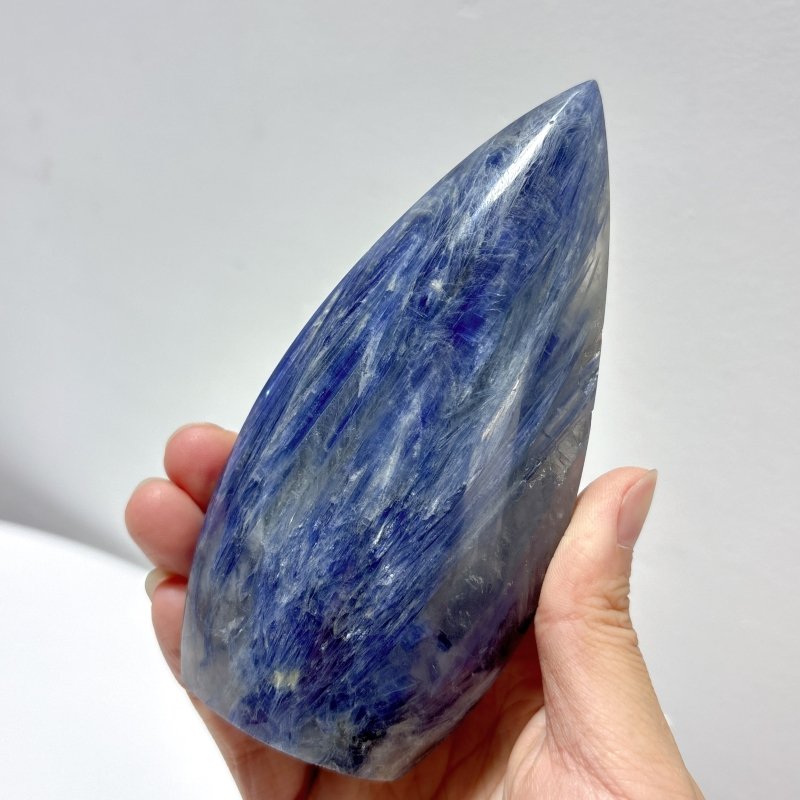 12 Pieces Beautiful Blue Kyanite Mixed Clear Quartz Arrow Head Shape Carving - Wholesale Crystals