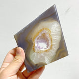 12 Pieces Beautiful Geode Druzy Agate Rhombus Shape - Wholesale Crystals