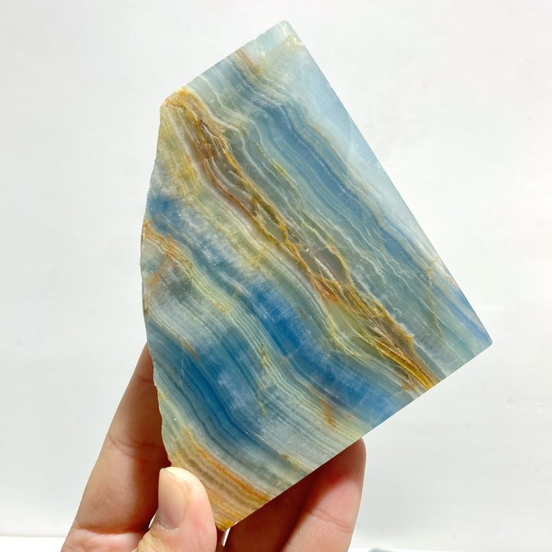12 Pieces Blue Onyx Slab - Wholesale Crystals