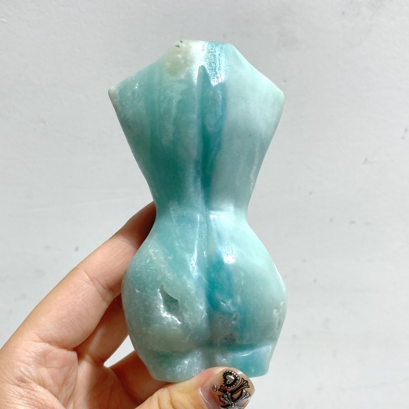 12 Pieces Caribbean Calcite Goddess Body Carving Closeout -Wholesale Crystals