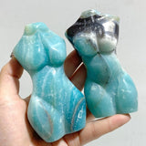 12 Pieces Caribbean Calcite Goddess Body Carving Closeout -Wholesale Crystals