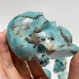 12 Pieces Caribbean Calcite Skull Carving -Wholesale Crystals