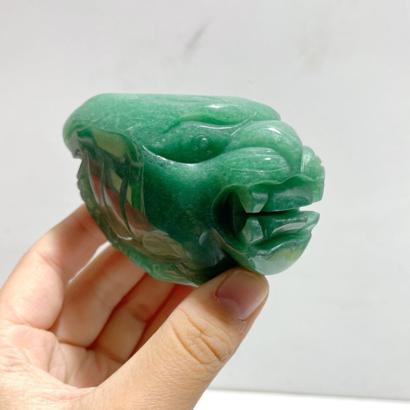 12 Pieces Green Aventurine Mixed Animals Carving - Wholesale Crystals