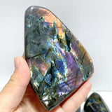 12 Pieces Large Beautiful Polished Purple Blue Labradorite Free Form - Wholesale Crystals