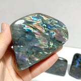 12 Pieces Large Beautiful Polished Purple Blue Labradorite Free Form - Wholesale Crystals