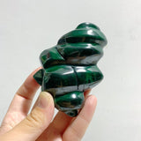 12 Pieces Malachite Flame Carving -Wholesale Crystals